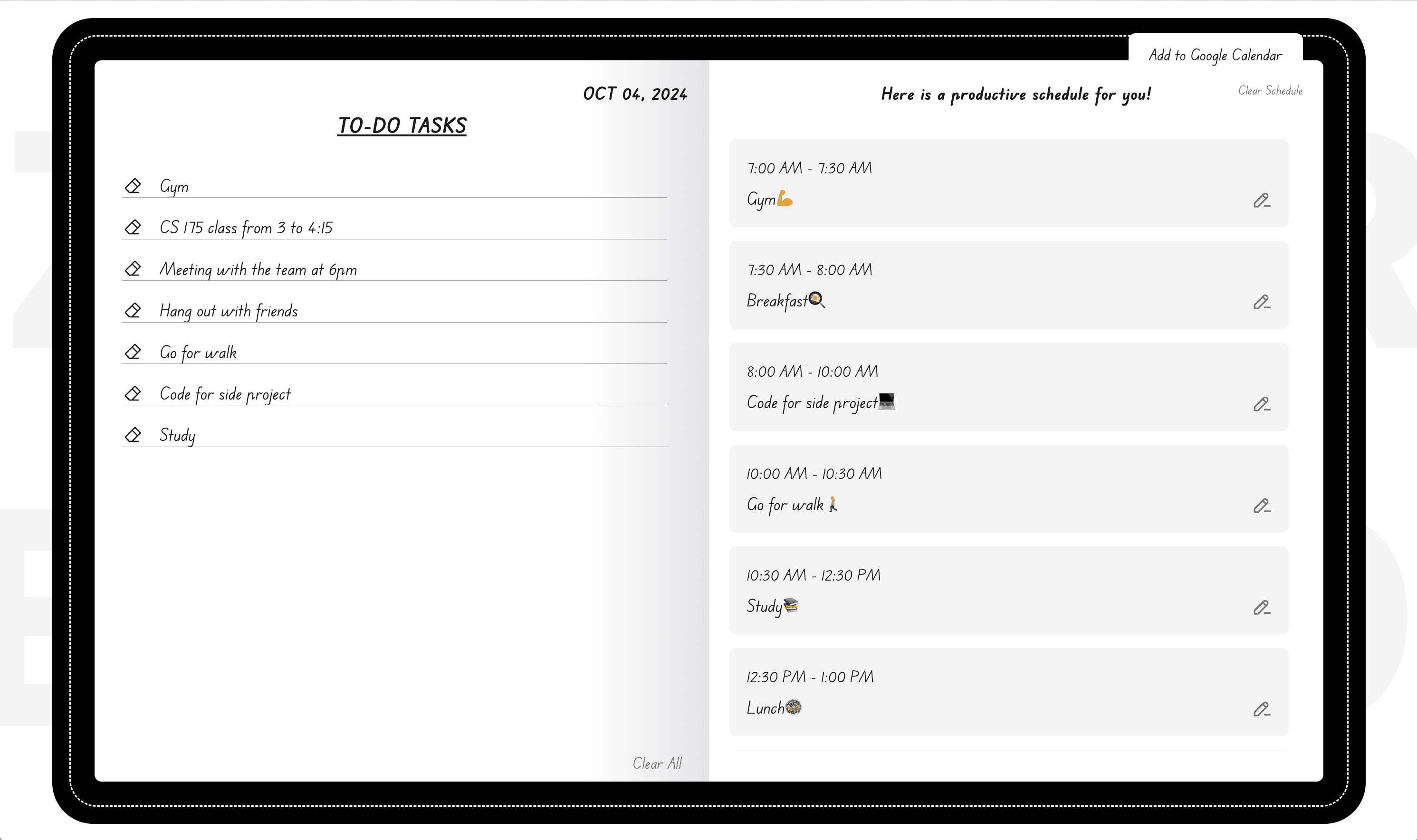 Zen Board: AI Productivity Scheduler